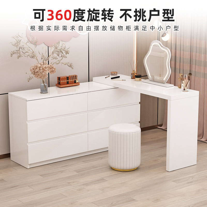 Dressing Table Bedroom Simple Modern Cupboard Dressing Table Integrated Small Apartment Desk Bedside Cabinet Dressing Table Dressing Table