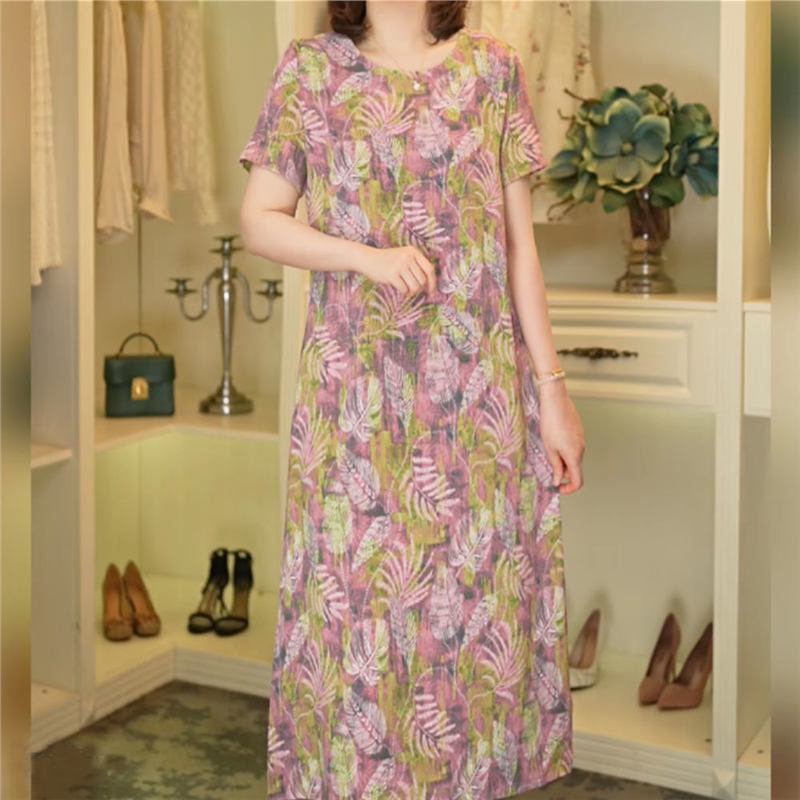 Tiktok Trending Clearance Dresses Cheap High-End Skin-Friendly Comfortable Breathable Cute Dresses for Middle-Aged and Elderly Mothers Tiktok Trending Clearance Dresses Cheap High-End Skin-Friendly Comfortable Breathable Cute Dresses for Middle-Aged and Elderly Mothers