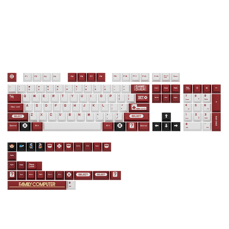 Juego Completo de Keycaps PBT CHERRY — Sublimación, Tema EVA, Compatible con Teclado Mecánico