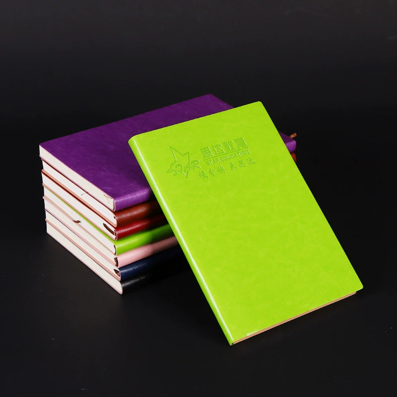 Ноутбук A5 Оптовая продажа канцелярских товаров Индивидуальный ноутбук Высокое значение цвета B5 Мягкая копия Блокнот Индивидуальный бизнес