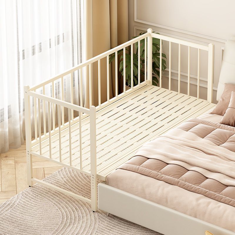 Spliced Iron Bed, Children's Bed, Adjustable Crib Guardrail, Baby Cot, Single Baby Bed, Iron Fence Bed Factory
