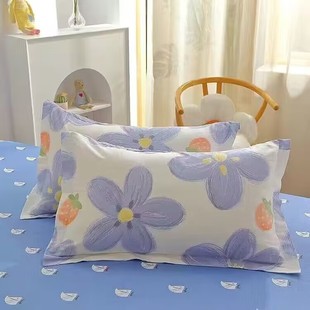 Pillowcase Pair Stall Wholesale Pillowcase Pillowcase Pillowcase Pair Single Simple Thickened Student Dormitory Pillowcase Pillowcase