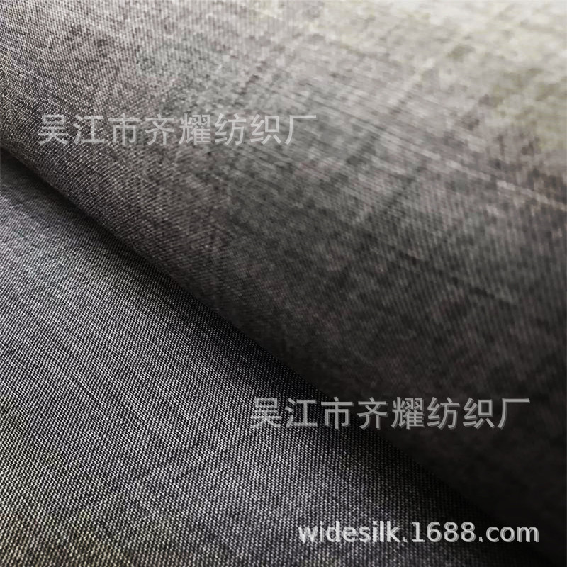锦涤并网条TR涤粘弹力布涤粘纬弹秋冬季女装时装面料