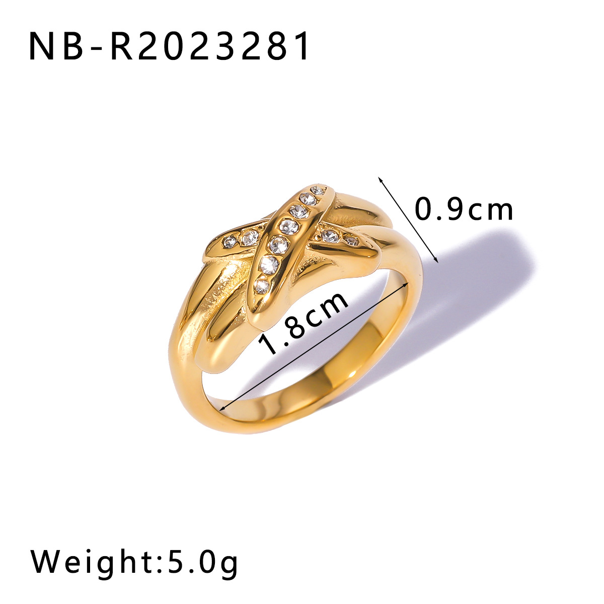 Women's Gender Wholesale Jewelry Casual Elegant Lady Starfish Titanium Steel Plating Open Rings