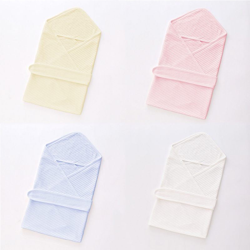 Newborn coated four seasons cotton delivery room anti-startling quilt swaddling towel 0-12 months newborn baby supplies