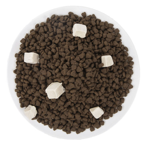 Jia'enshi freeze-dried cat food is combined into a universal high protein nutritional formula for cats and kittens, including cheek chicken and Han Ou main food