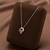 Necklace stainless steel, fashionable accessory, chain for key bag , suitable for import, simple and elegant design