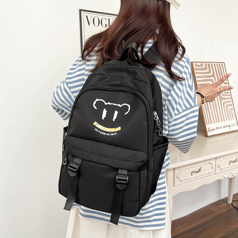 Mochila al por mayor nueva Harajuku campus señoras estilo coreano de gran capacidad versátil estudiante mochila viaje ocasional