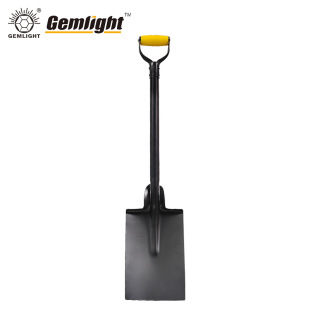 All-steel integrated welding D handle pointed square head shovel gardening shovel steel shovel for foreign trade export paint coating process