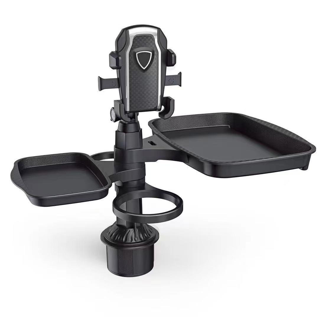 Factory Wholesale Car Mobile Phone Holder Tray Dinner Plate Multi-Functional Storage Dining Table Car Beverage Coffee Cup Holder