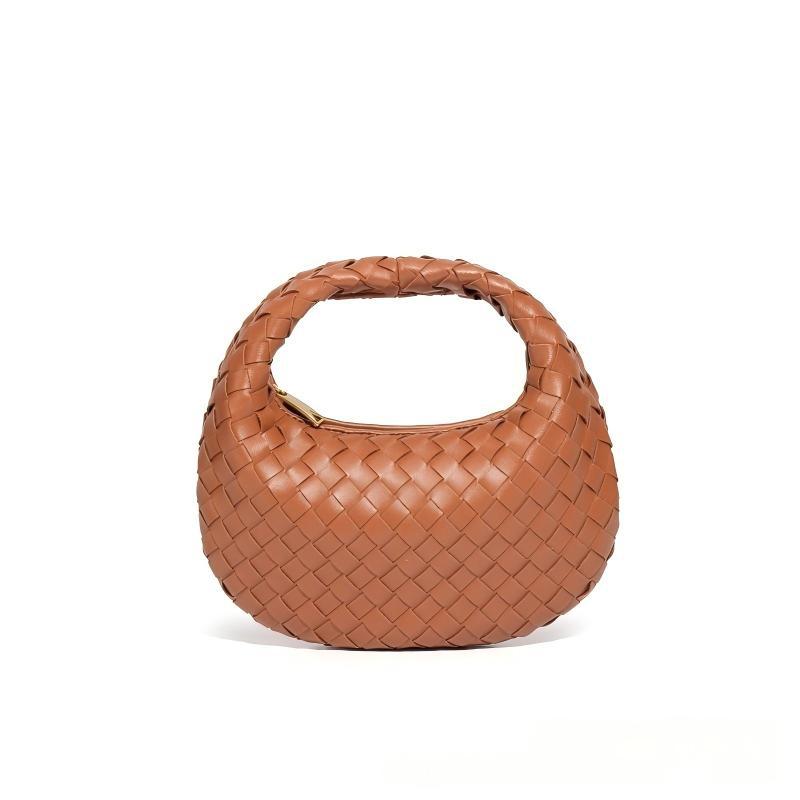 Cross-Border Hand-Woven Dumpling Bag For Women, Luxury Niche Handbag, High-End Underarm Crescent Bag, Factory Stock Wholesale - Thumbnail 8