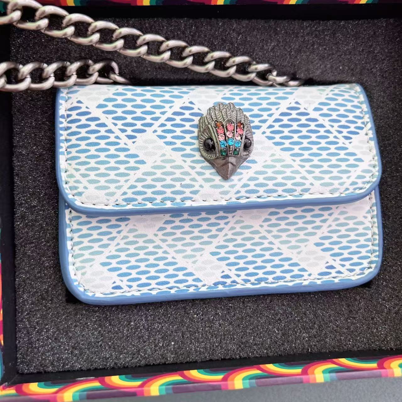 Colored diamond light blue