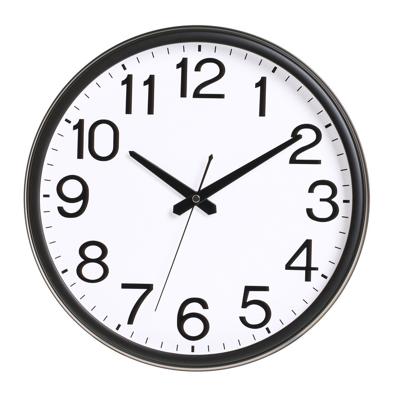 Fábrica personalizada al por mayor de gran tamaño mudo reloj creativo Reloj de pared simple sala de estar montado en la pared Reloj de pared sin perforar image 7