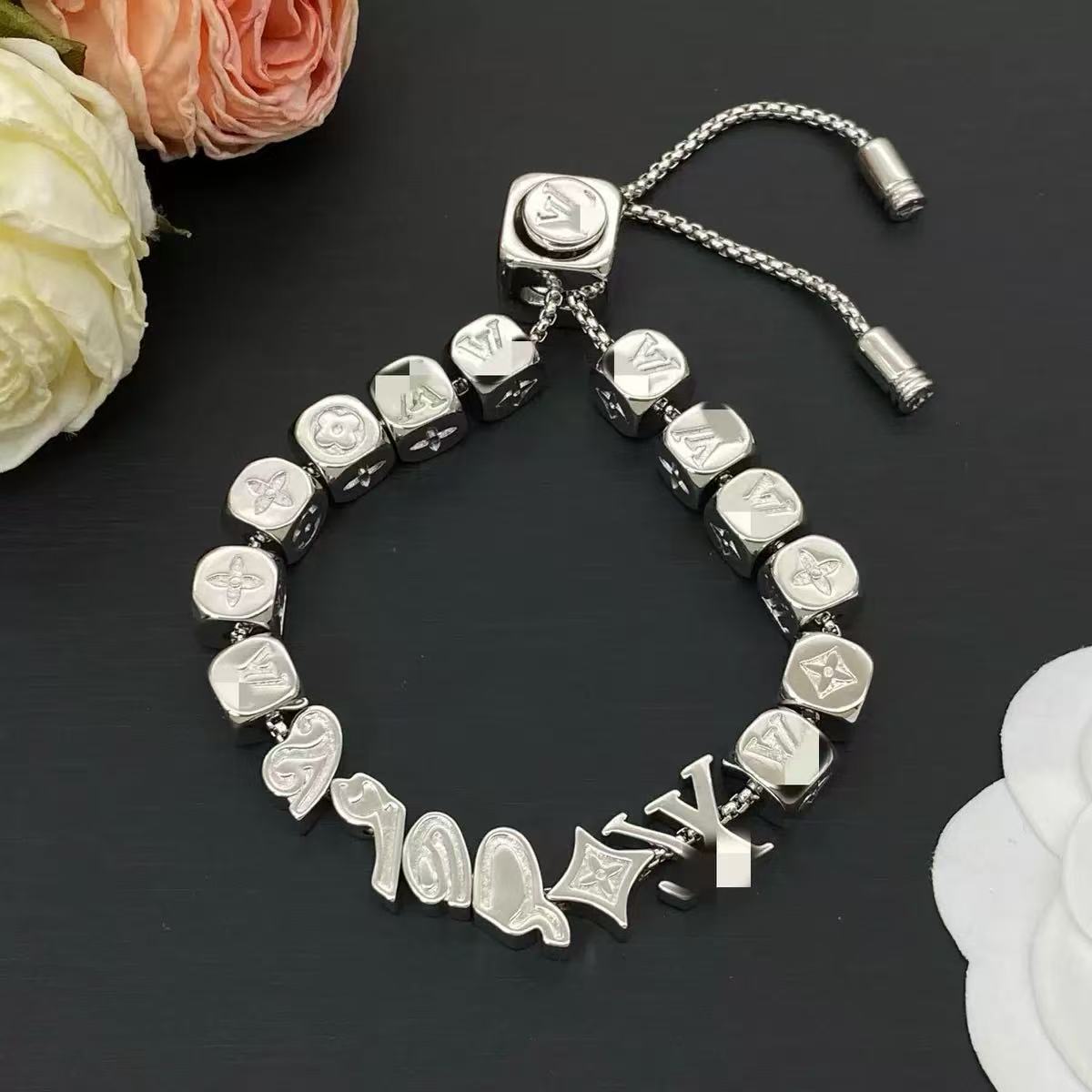 Louis Vuitton Bracelet Metal Silver