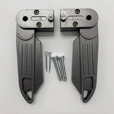 Electric vehicle pedal | Left and Right Side Little Turtle - little-turtle-king-titanium-color-model-including-screws