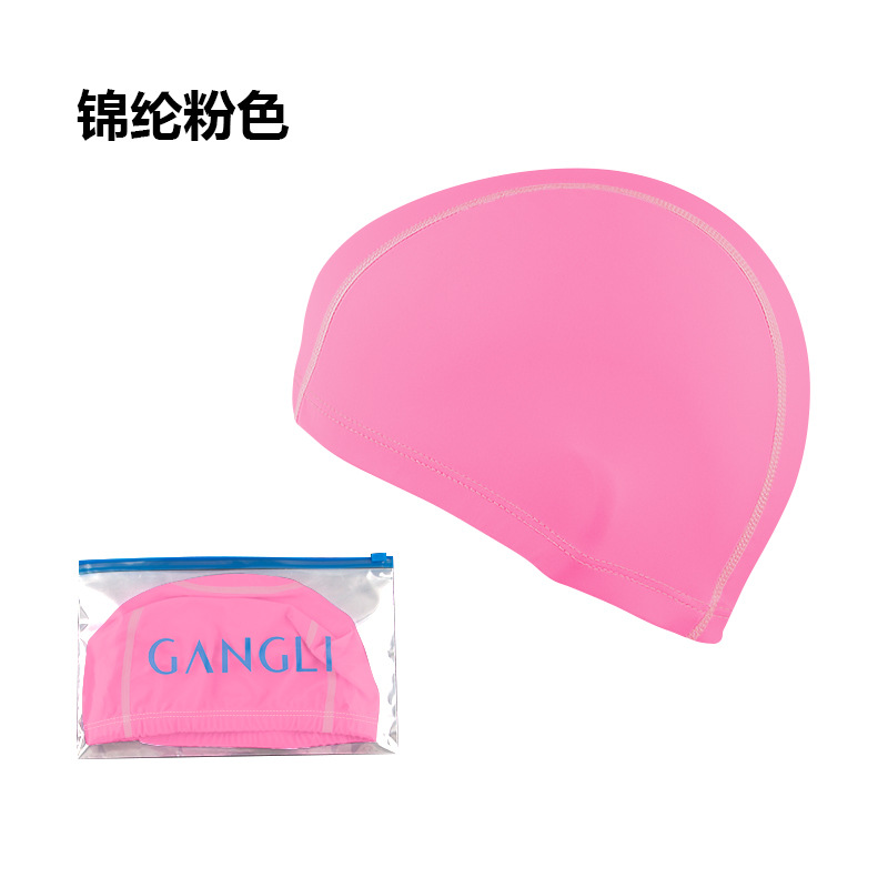 Gorra de natación adulto poliéster nylon unisex talla grande