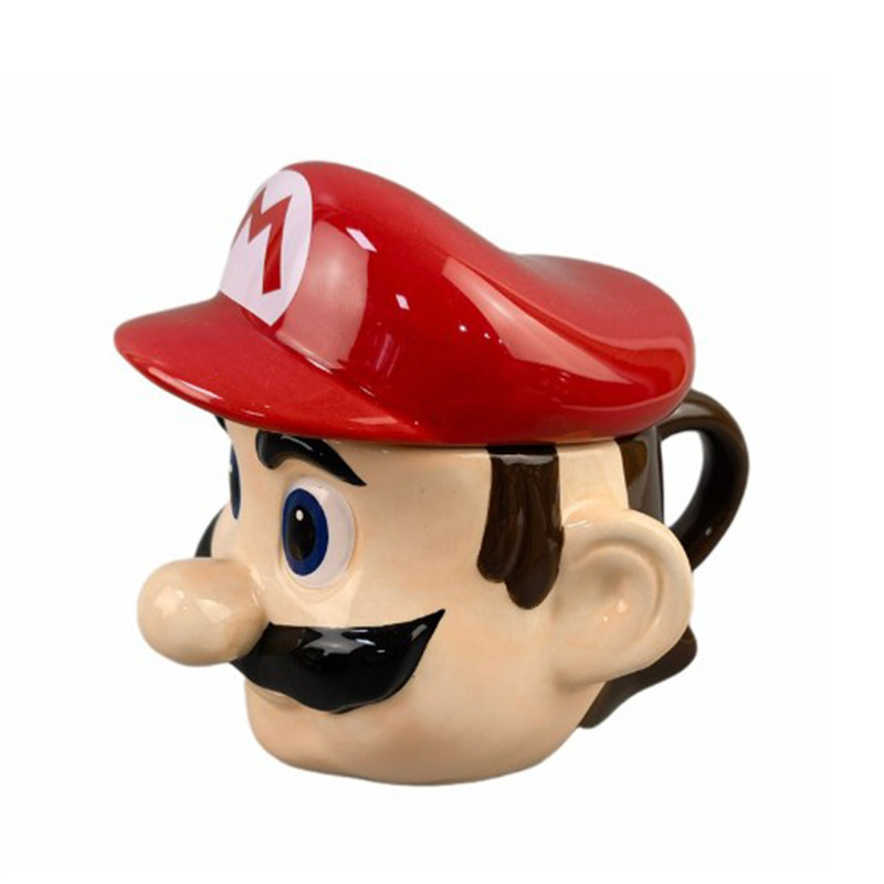 Selección estricta de Super Mary juegos de tubería de agua pixel taza de agua de dibujos animados alcantarillado taza de café