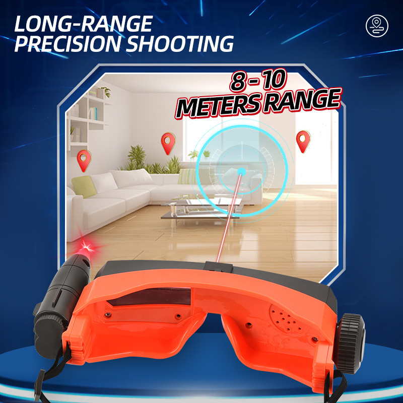 Transfronterizos nuevos efectos de luz y sonido doble simulador juguetes de disparo padres-hijos juguetes interactivos al aire libre juego de luz