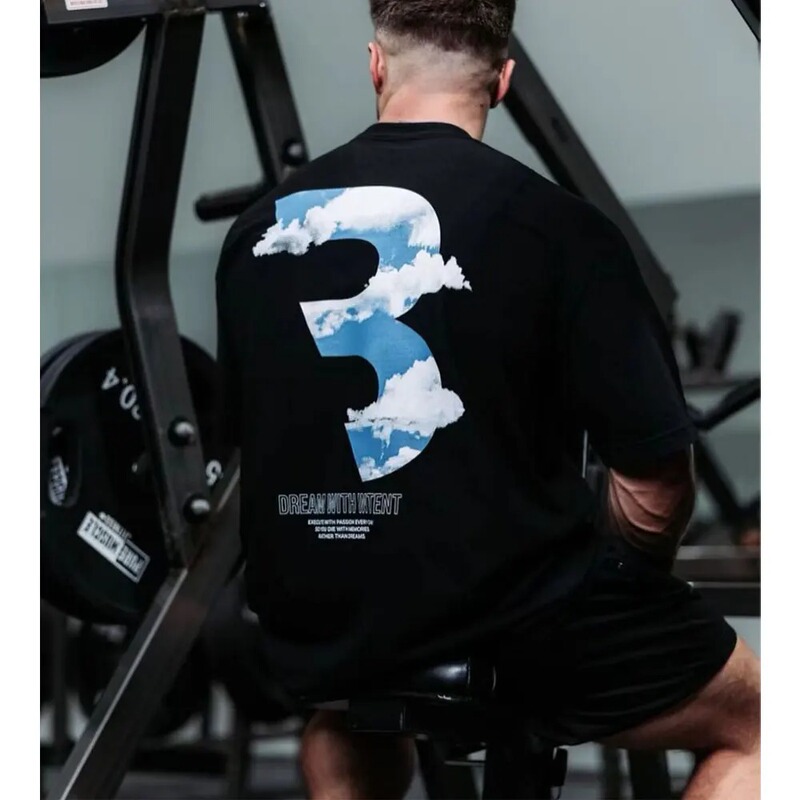 Summer Cotton Cbum Men's T-Shirt Thavage Muscle Man Cbum Fitness T-Shirt Cbum Fitness Jogger Cbum