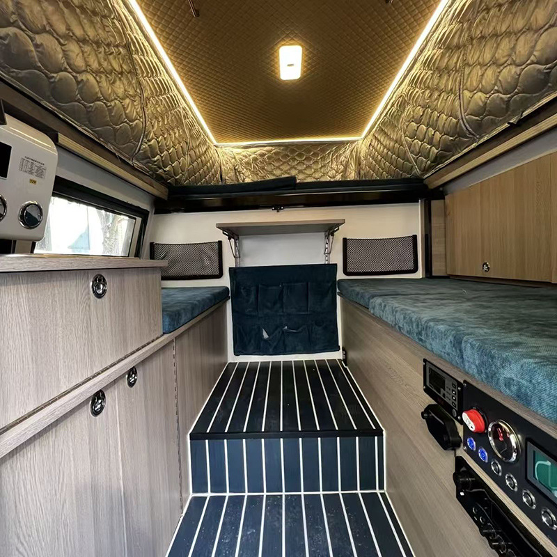 Camión de forma especial caja de la habitación de carga trasera camioneta todoterreno techo rígido residencia de camping habitación superior caja de la habitación elevable negra