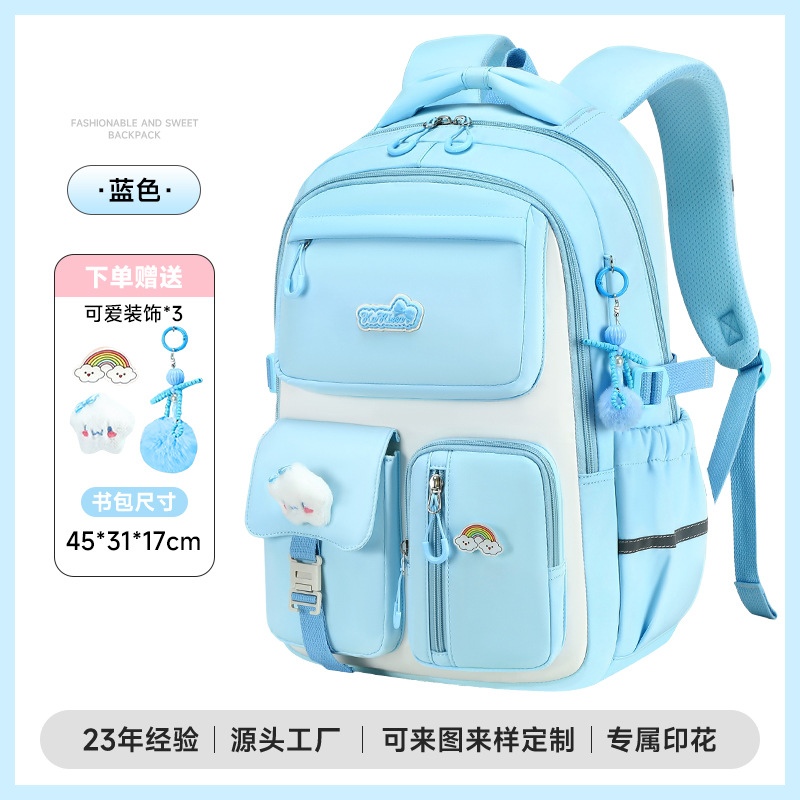 Mochila de explosión transfronteriza, mochila de alta capacidad para estudiantes de secundaria, nueva mochila ultraligera.