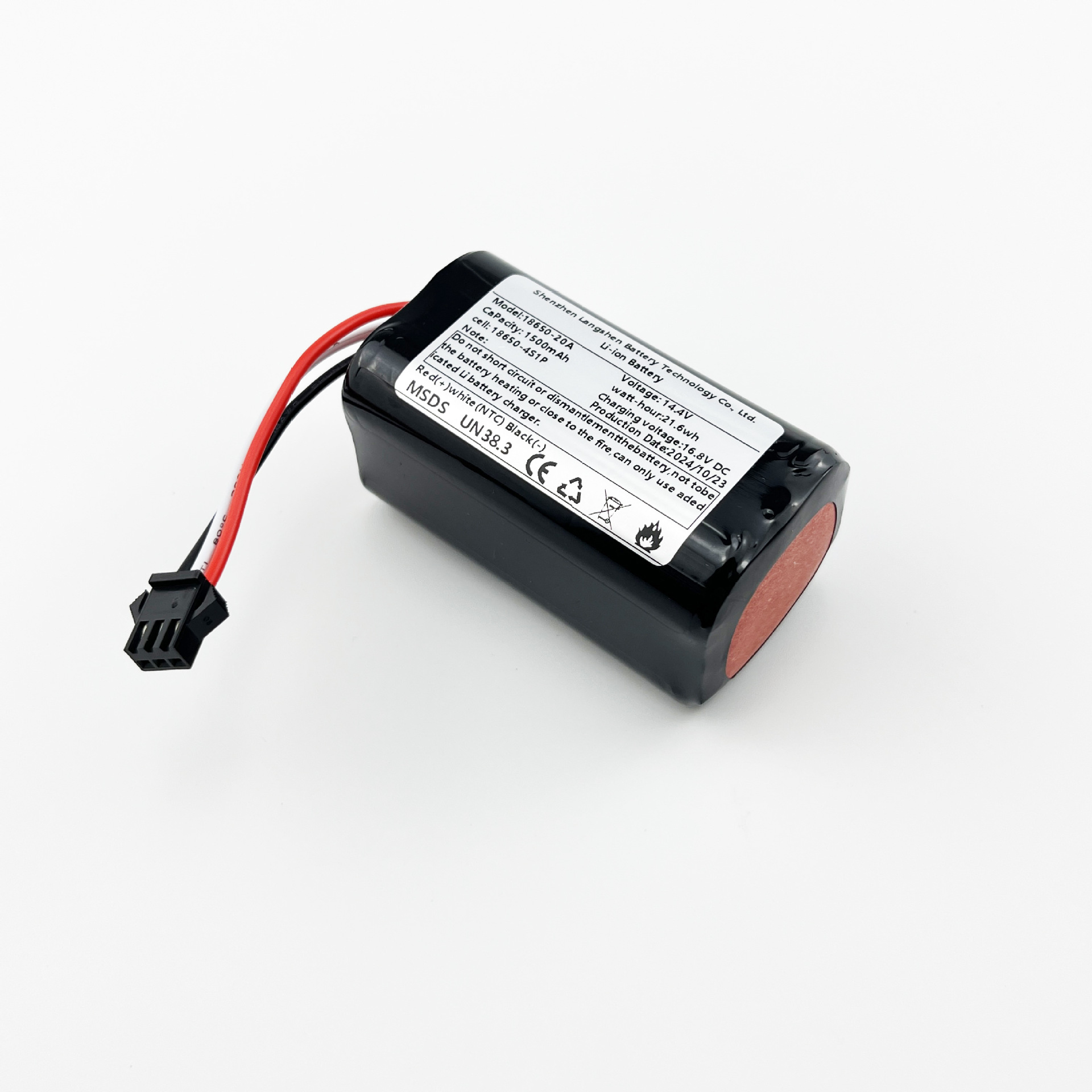 LS-18650 리튬 배터리 팩-14.4V1500mAh 4 조합 필드 모양