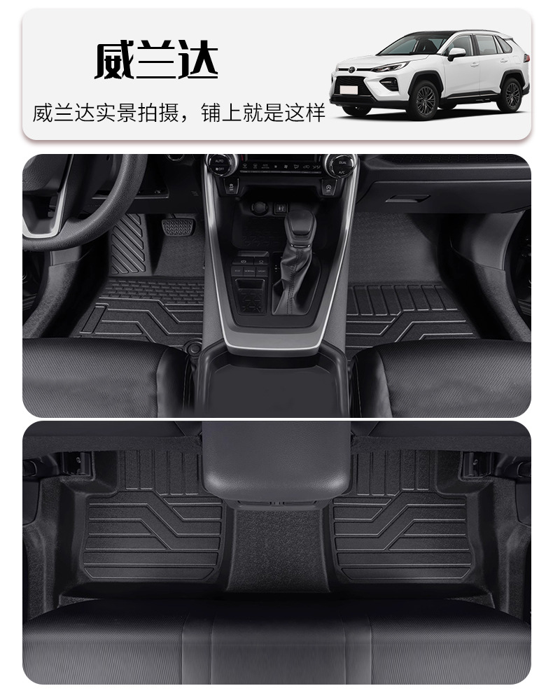 TPE Car Floor Mats for Lavida Sagitar Magotan Passat Xingyue L Audi A4