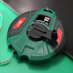 A 50-meter tape measure, a 30-meter portable flexible ruler, a 20-meter cloth measuring tape, a 100-meter land measuring tape, and a box