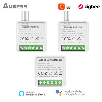 Tuya Zigbee Smart Natueld 1/2/3/4-way Multi-Disconnect Mini Dark Box Switch Smart