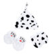Factory wholesale European and American wind baby cotton printed hat gloves socks 3 sets of children's clothing