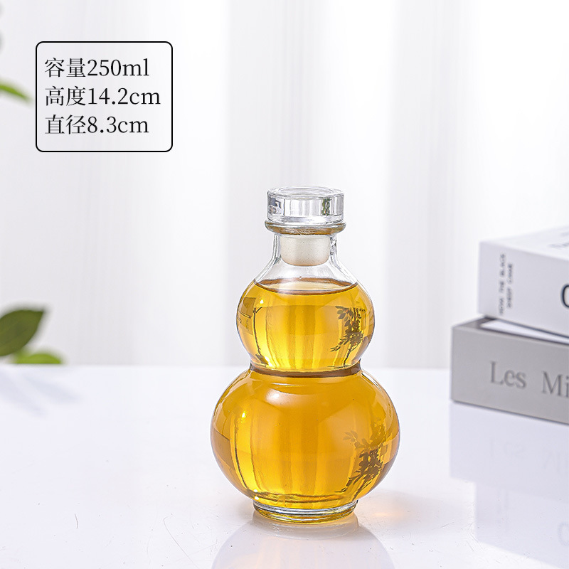 250ml 유리 평면 뚜껑(70개/상자), 투명