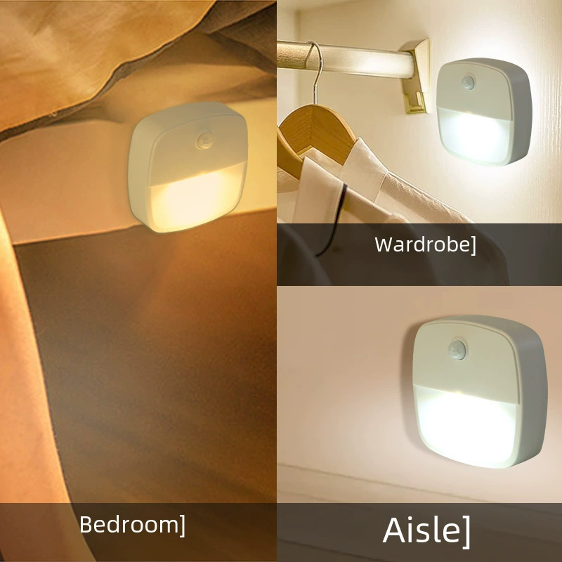 Smart induction LED lantern for bed, physiological battery, night light, human sensor, wholesale