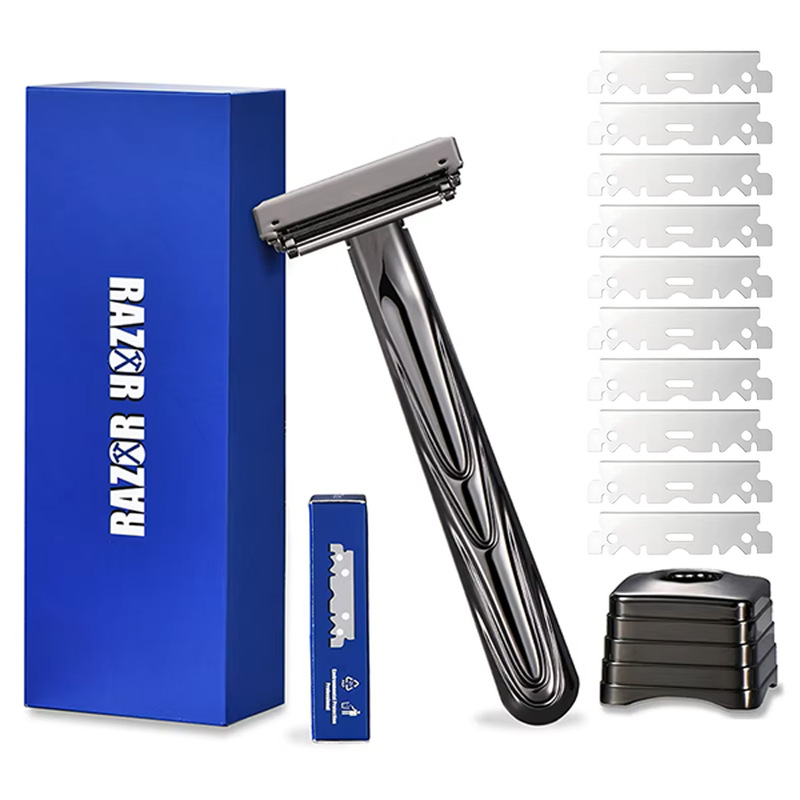 Cross-Border Double-Layer Half-Blade Razor Manual Shaver with Roller Head Half-Blade Razor Manual Shaver Cross-Border Double-Layer Half-Blade Razor Manual Shaver with Roller Head Half-Blade Razor Manual Shaver