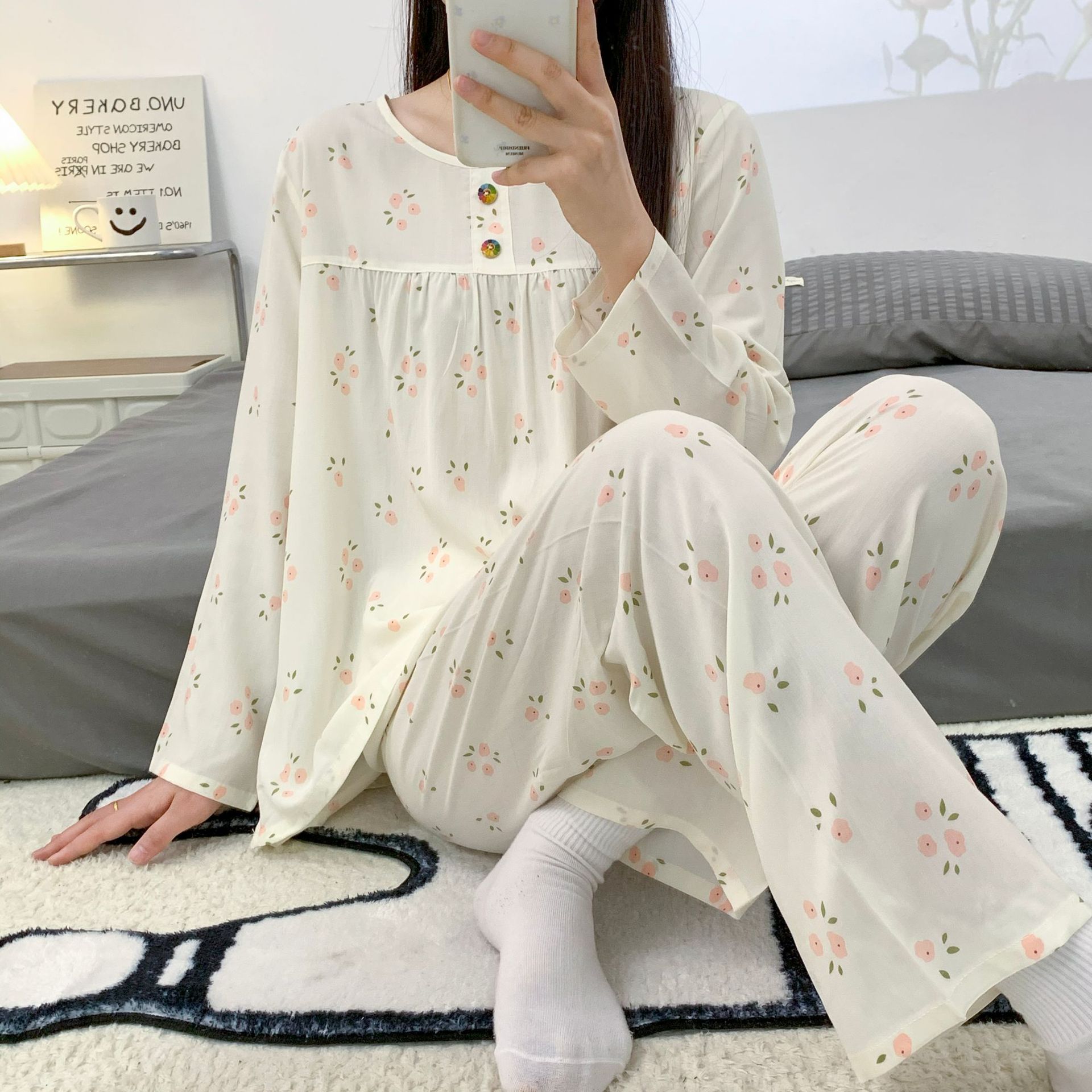 small broken flowers on white background