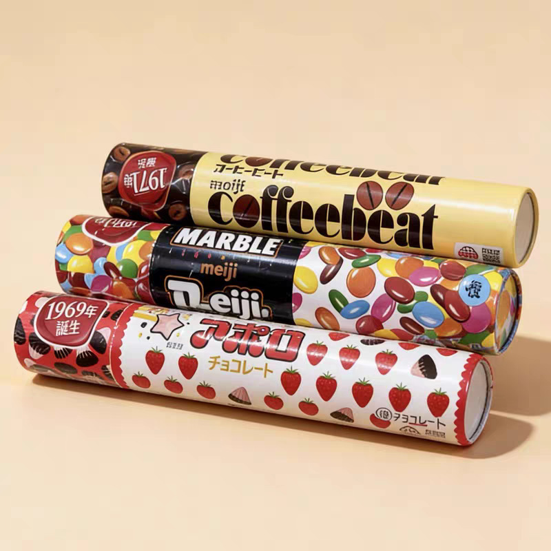 Japanese Meiji Colorful Chocolate Coffee Strawberry Beans Children's Internet-Famous Snacks Wholesale