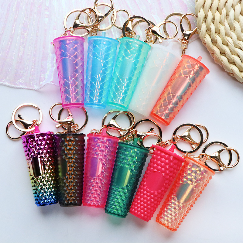 14g Weight Bag Pendant, Keychain Classification Classic Style Cup Plastic Unisex Bag Pendant Keychain