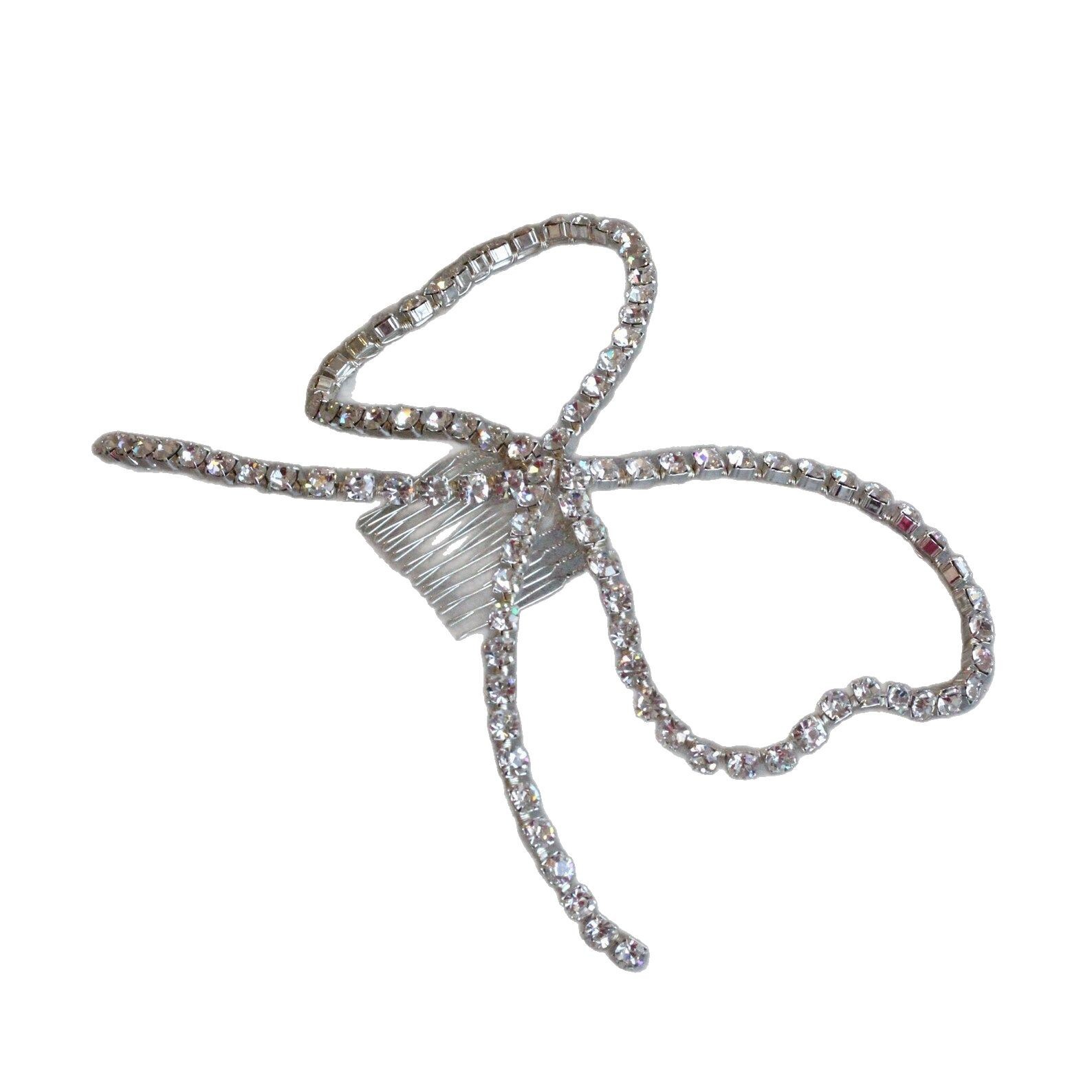 Nuevo gran arco de hadas peinado exagerado diamante disco joyería para el cabello de lujo de alta calidad accesorios para la cabeza mujer