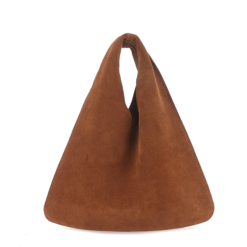 2024 autunno e inverno nuova borsa a mano piccola in pelle scamosciata alla moda borsa a triangolo hobo_voghion.com