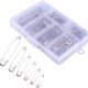 High-strength steel wire gold and silver safety pin laundry safety pin combination 250 6-cell factory outlet