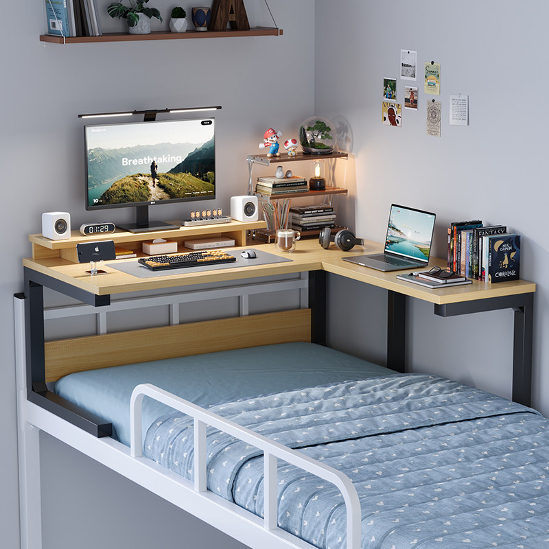 Corner Computer Desk for Bed, Suitable for College Dorms, Bunk Beds, Lazy Desk for Studying and Writing, Corner Gaming Desk Corner Computer Desk for Bed, Suitable for College Dorms, Bunk Beds, Lazy Desk for Studying and Writing, Corner Gaming Desk
