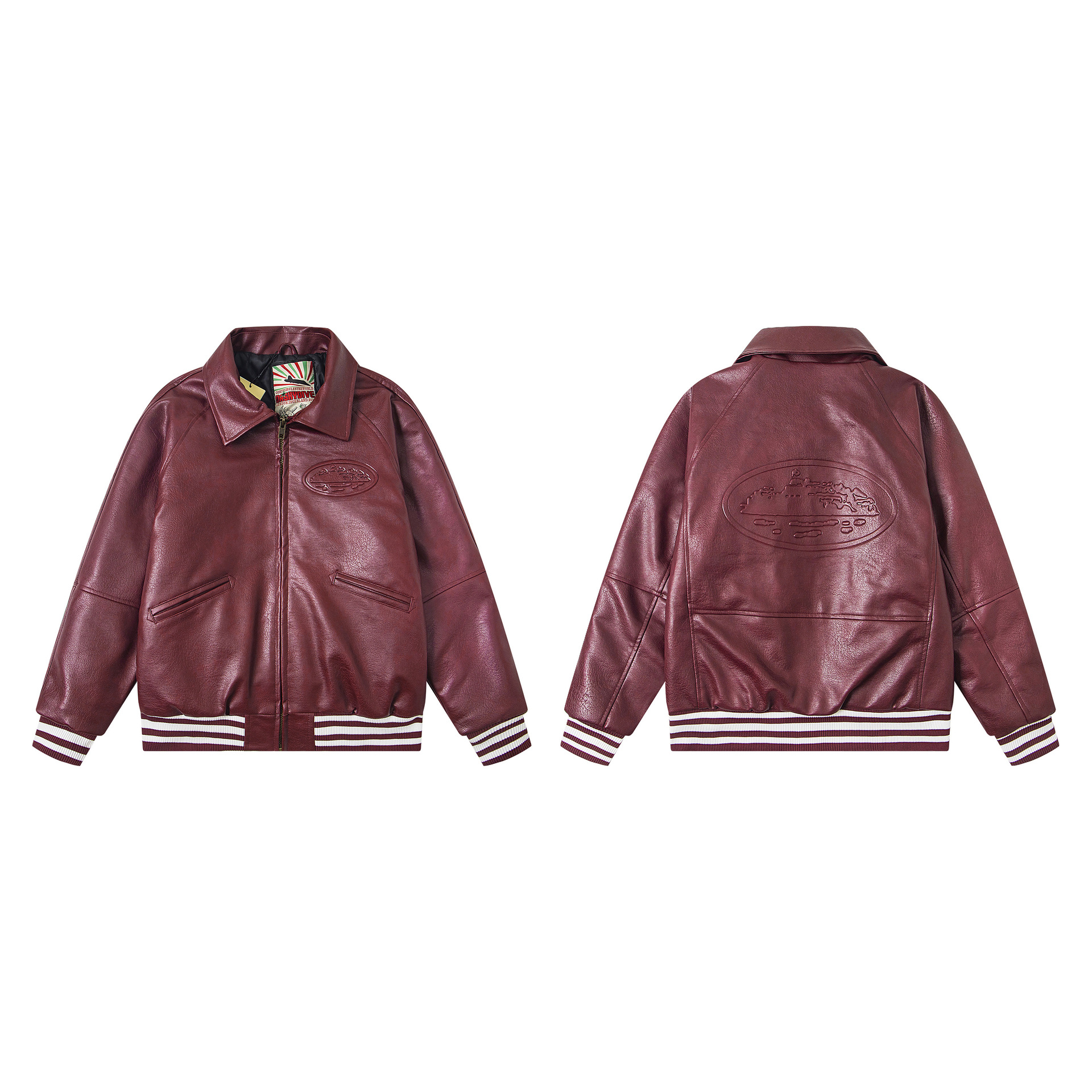 Comercio exterior transfronterizo americano calles retro PU algodón hombre invierno MA1 chaqueta de locomotora de vuelo abrigo de algodón