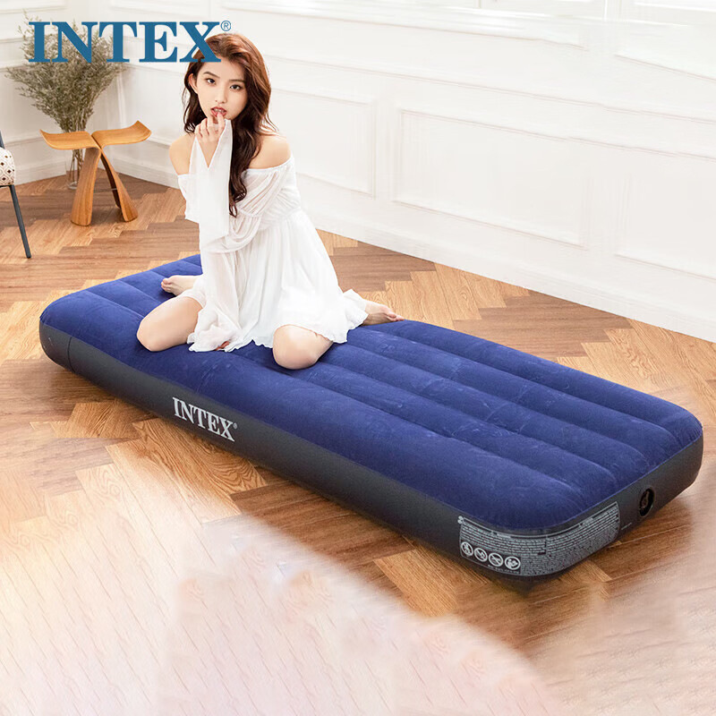INTEX 64759 double large inflatable mattress inflatable cushion mattress lunch break bed beach bed