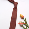 Classic suit, tie, colored accessory, 6cm