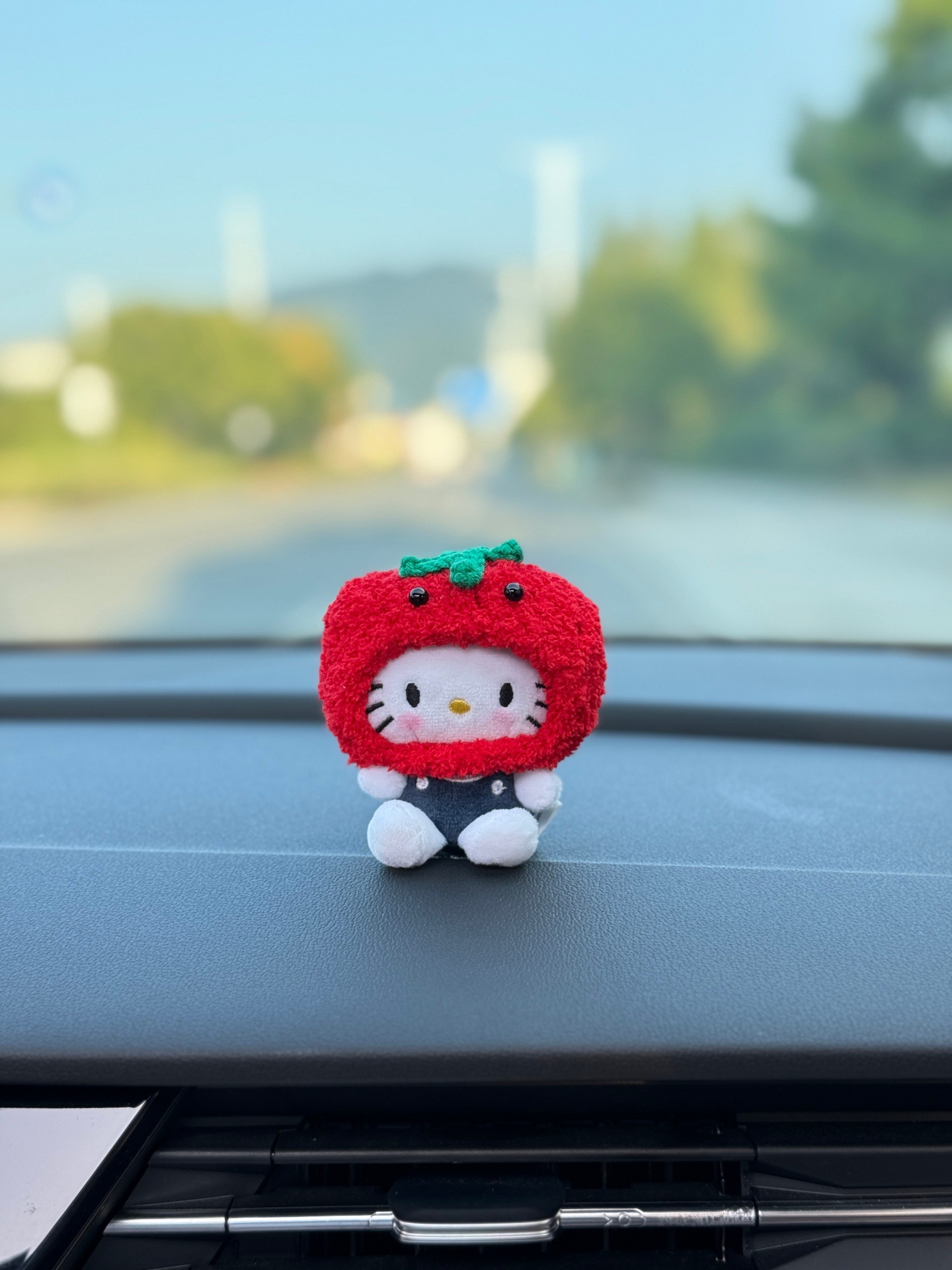Cartoon Plush Cute Doll Car Ornaments 2025 New Car Dashboard Center Console Car Interior Decorations