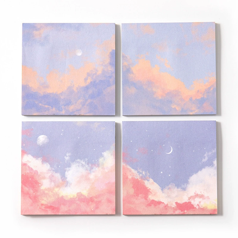 Cute note, stationery for elementary school students, scheduler, gradient