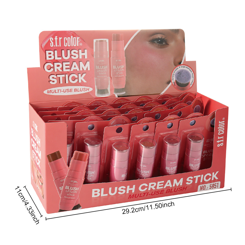 s.f.r color transfronterizo exclusivo para maquillaje de color natural, color de mejora, lindos pinceles de blush