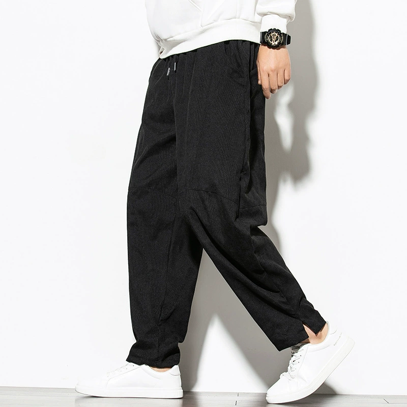 Кирпичная бархатная демисезонная pants для отдыха, китайский стиль, плюс размер