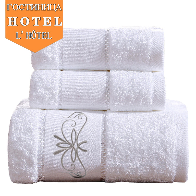 Five-star hotel special face towel and b...