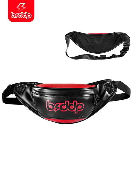Motorcycle Waist Bag Leather Motorcycle Shoulder Bag Chest Bag Riding Large Capacity Multifunctional Waterproof Rider Storage Bag Cross-Border