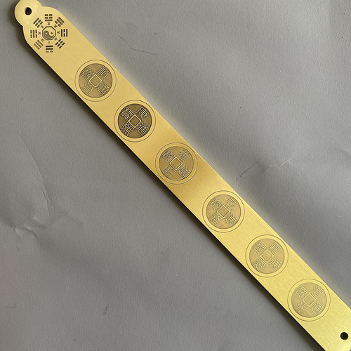 Seiko carving pure brass solid six emperors ruler five emperors ruler copper coin ruler six emperors coin ruler solid brass